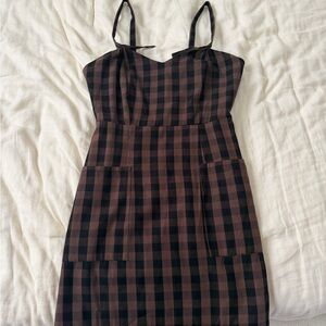 Volcom Mini checkard dress